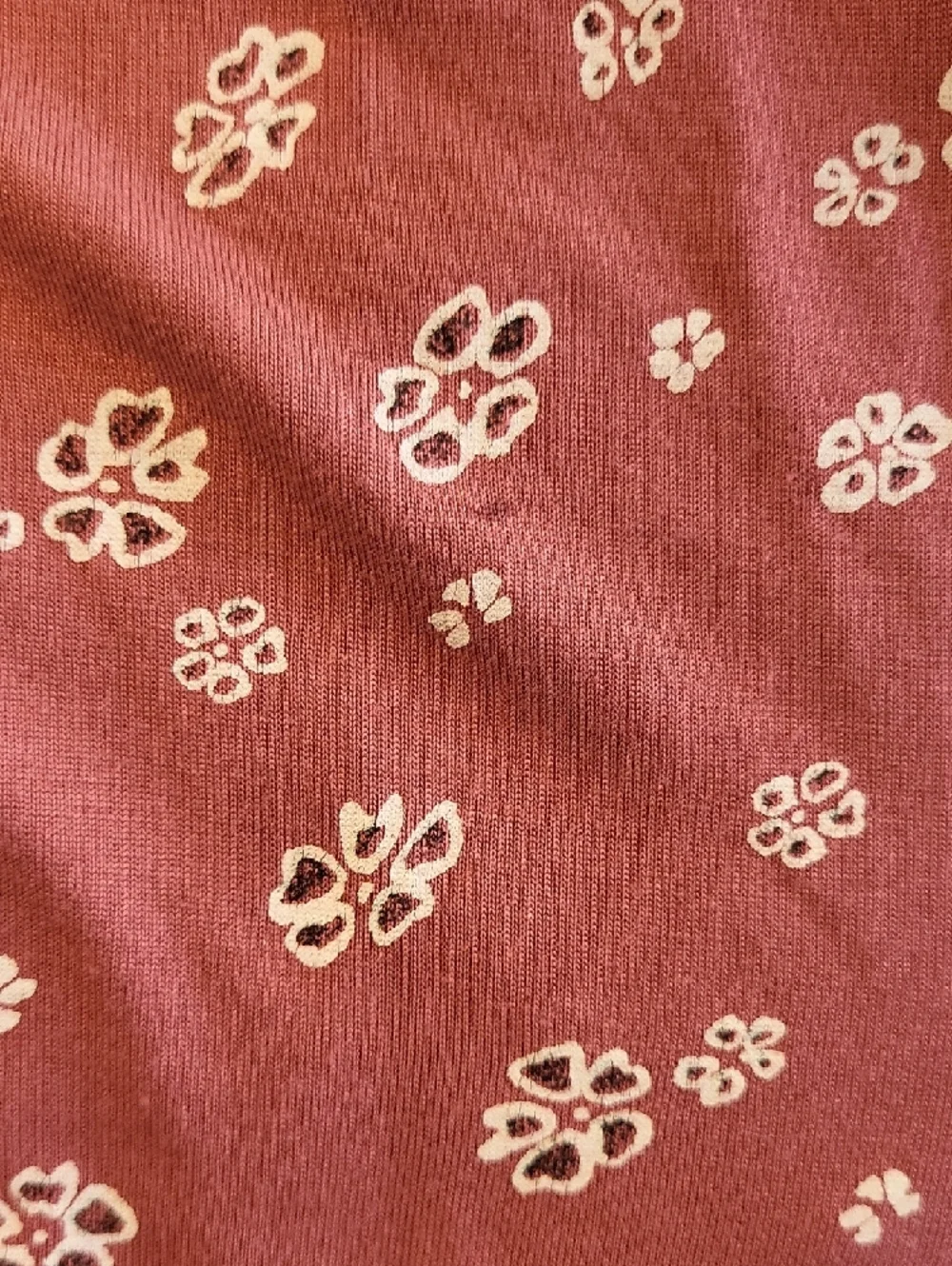 Women’s Floral Tank Top in Dusty Rose - Picture 11 of 11